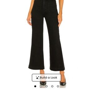 ROLLA'S Black Wide Leg Jeans
